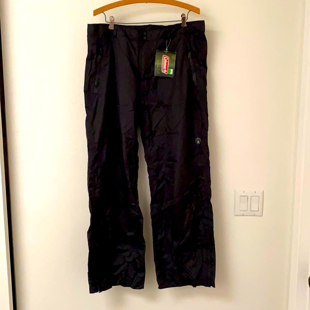 NWT Coleman Outdoor rain pants sz L